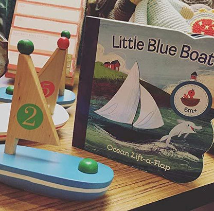 Little Blue Boat Chunky Lift-a-Flap Baby/Kids Book