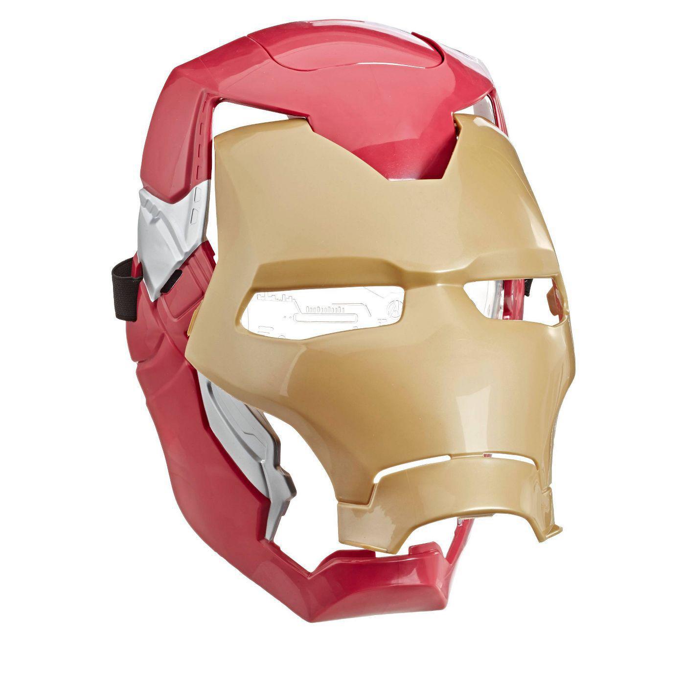 Avengers Marvel Iron Man Flip FX Mask with Flip-Activated Light Effects