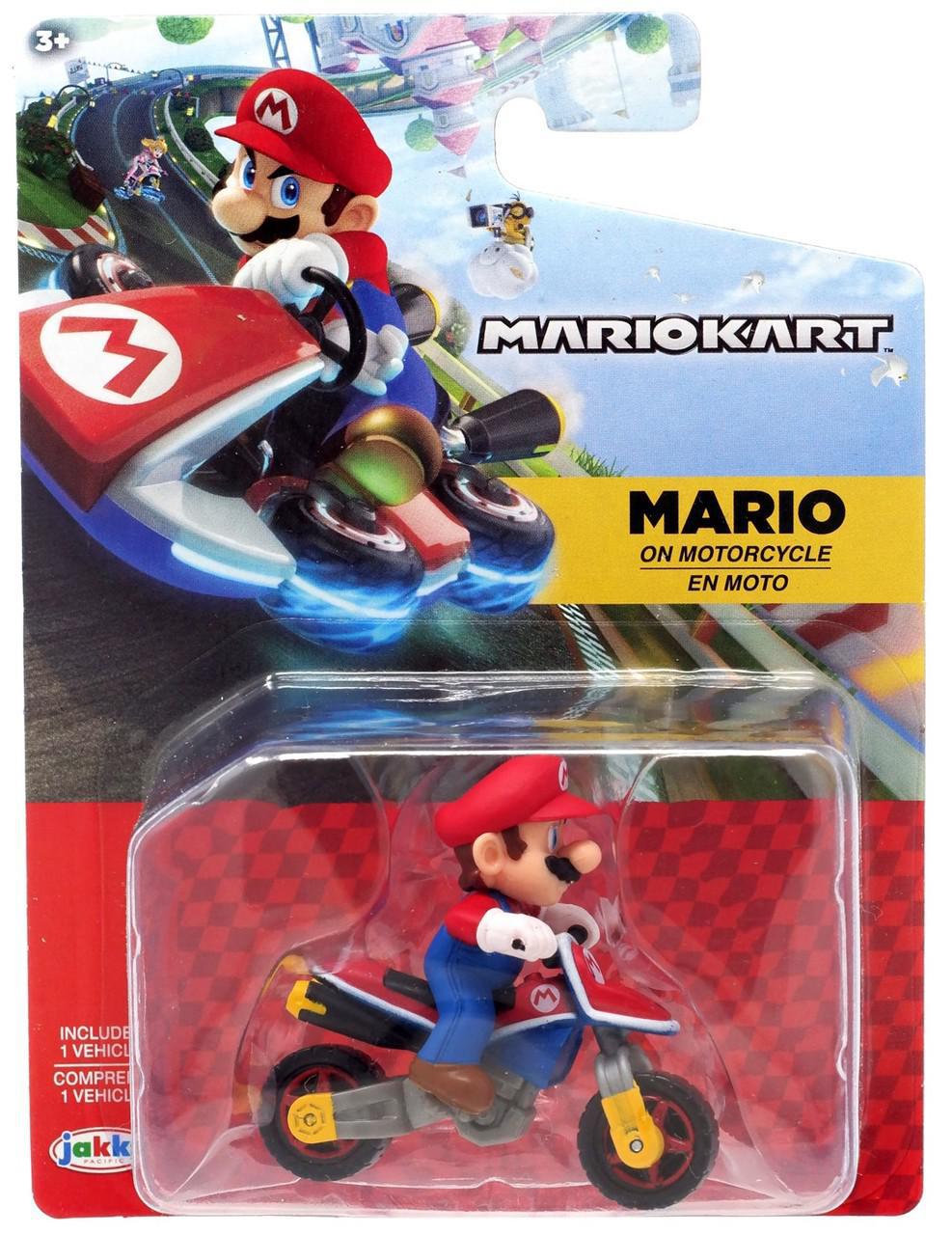 World of Nintendo Super Mario Kart Wave 4 Tape Racers Vehicles Only -  Feature Luigi, Shy Guy, Yoshi and Mario Figure (2.5 inches)
