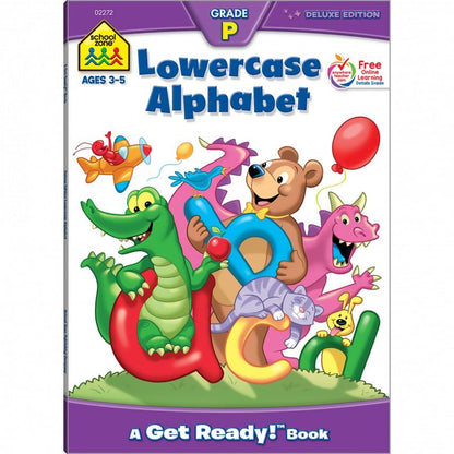 Lowercase Alphabet Preschool Workbook - Child practice tracing and writing lowercase letters