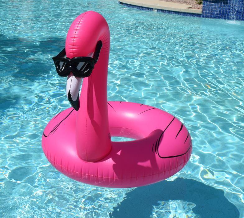 Cool Flamingo Pool Float with Shades, 56 inch