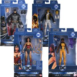 Mattel DC Comics Multiverse Figures: Batman, Wonder Woman, The Ray, Vixen