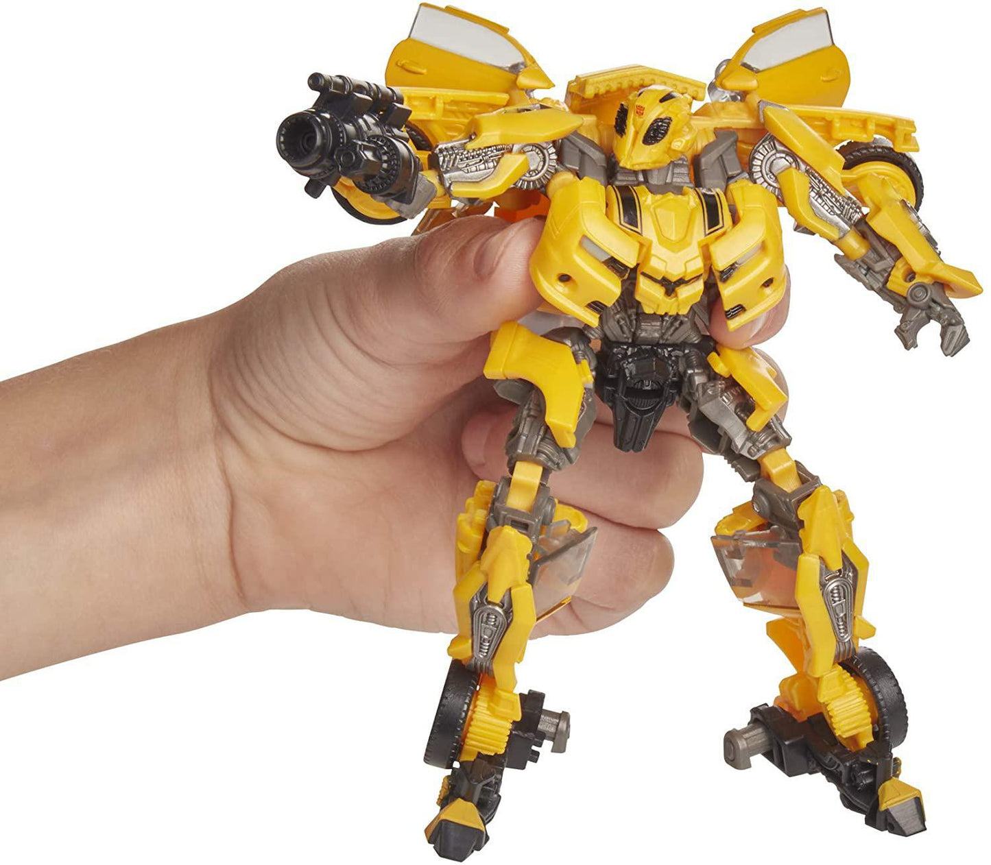 Transformers Toys Studio Series 49 Deluxe Class Movie 1 Bumblebee Action Figure - Kids Ages 8 & Up, 4.5"