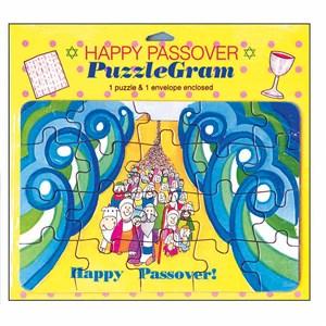 Judaica Place Happy Passover Puzzle Grams Feature Two small "secret" message puzzles
