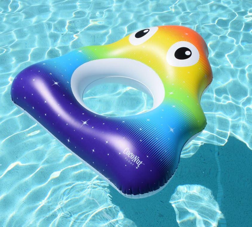 Rainbow Emoji Poop Pool Float 53 inch