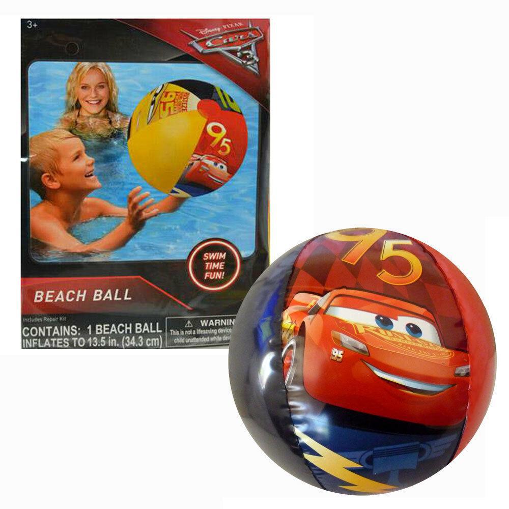 Disney Cars 3 Inflatable Beach Ball - Disney Cars 3 Birthday Pool/Beach Party 13.5"