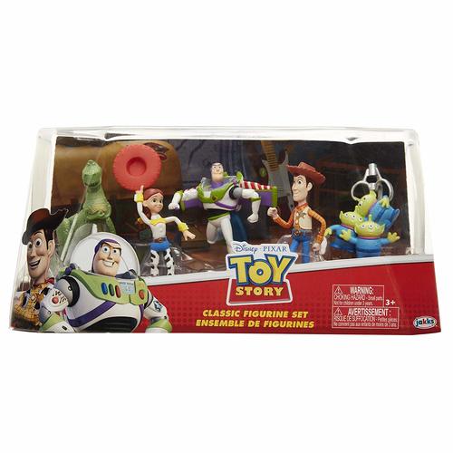 Disney Toy Story Classic 5 Pack Figure Set: Woody, Buzz Light Year, Jessie, Rex, Alien