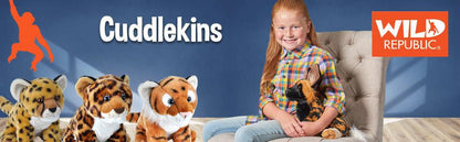Wild Republic Ring Tailed Lemur Plush, Stuffed Animal, Plush Toy, Kids Gifts, Cuddlekins, 8 Inches