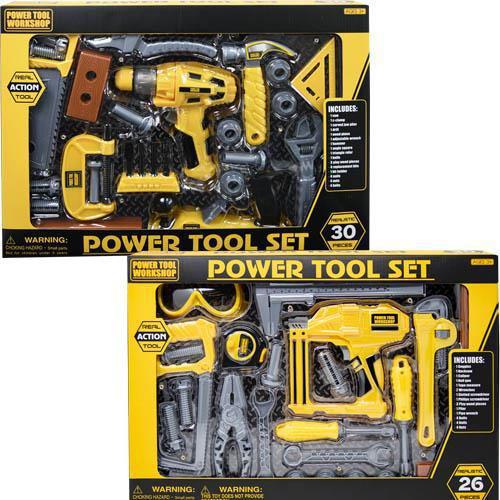 Realistic Toy Power Tool Set - Toddlers Playset Pretend Play Power Tools Random Pick (1 Pcs)
