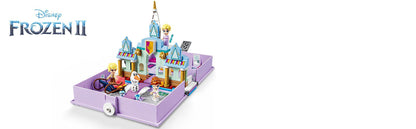 LEGO Disney Anna and Elsa’s Storybook Adventures Creative Building Kit (133 Pieces)