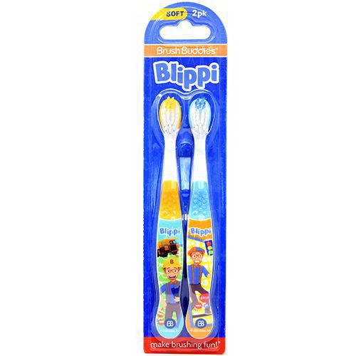 Blippi 2pk Manual Toddlers Kids Toothbrush