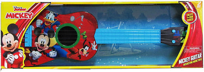 Disney Junior Minnie/Mickey Mouse Guitar - Feature 4 Adjustable Strings, 24" Long