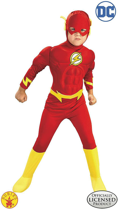 Rubie's DC Comics Deluxe Muscle Chest The Flash Child's Kids Costume