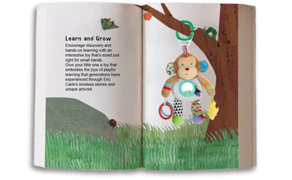 The World of Eric Carle, Developmental Monkey Rattle Clip for Babies