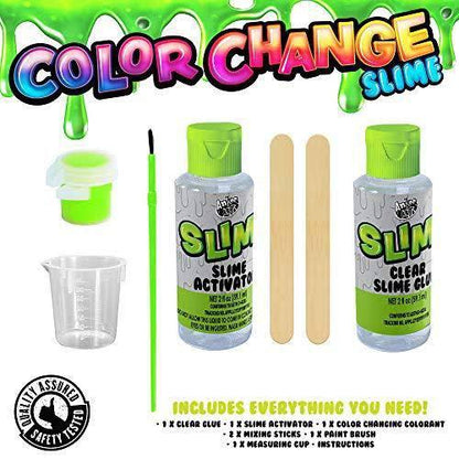 Anker Art 3-Pack Deluxe Slime Kits Collection: Color Change, Chalkboard, Light-Up