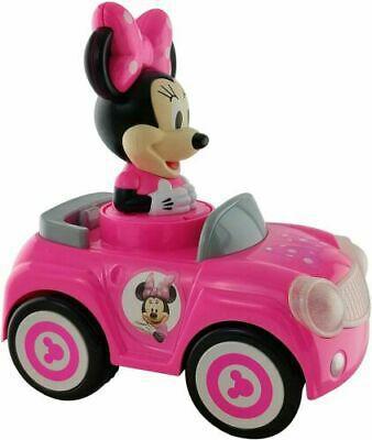 Disney Junior Mickey/Minnie Mouse Clubhouse Push and Go Racer Car with Light and Sound for Toddlers, Boys and Girls (1Pcs)