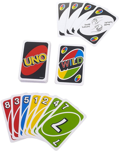 Mattel Games UNO Card Game Customizable with Wild Cards (42003)