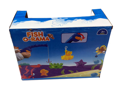 Fish O-Rama Magnetic Fishing Game for Kids - Bath Pool Toys Set for Water Table Learning Education, Fun with Water Animal