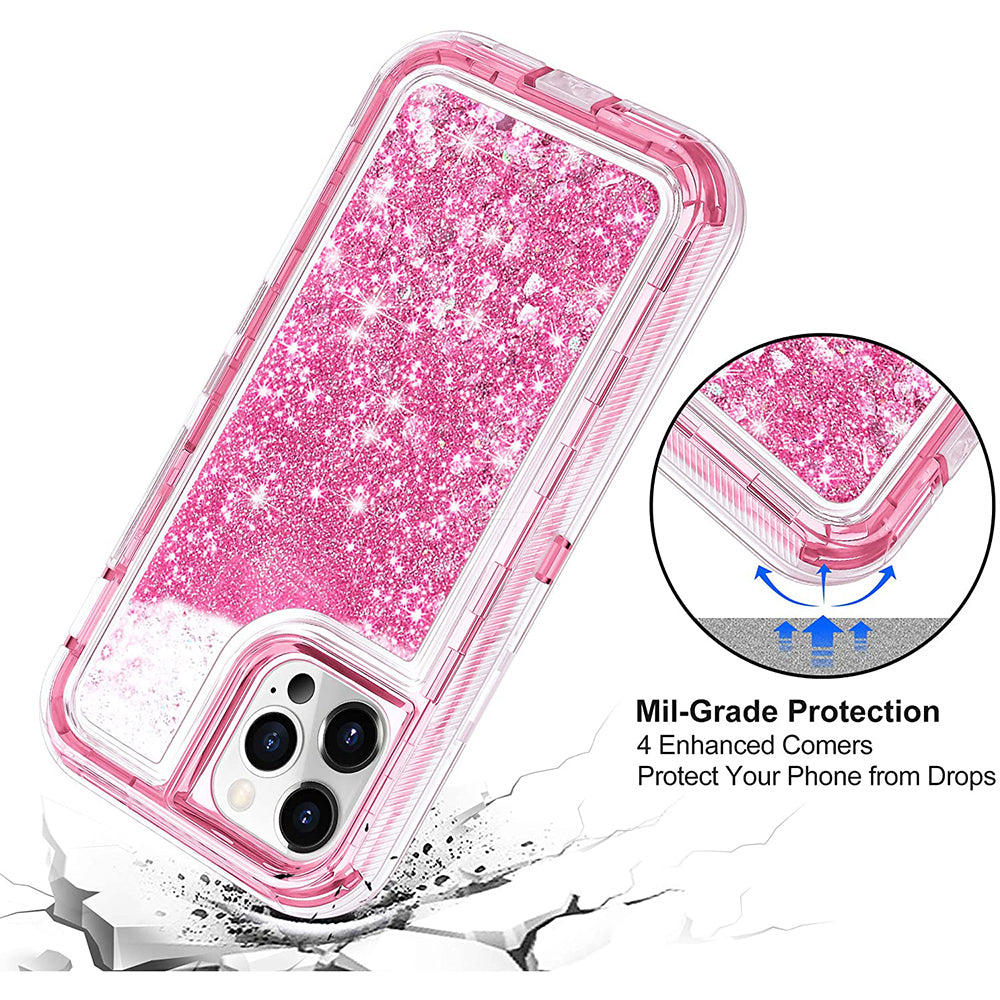 iPhone 12 Pro Max (6.7") Liquid Defender Case, Pink