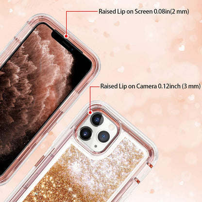 iPhone 12/12 Pro (6.1") Liquid Defender Case (Rose Gold or Pink)