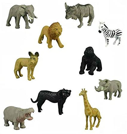 Wild Republic African Animal Figurines Tube, Zoo Animals, Jungle Animals,13 inch