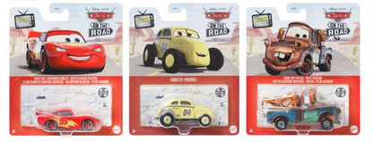 Disney Pixar Cars On The Road Series 1:55 Scale Metal Car Assortment, Random Style Pick (1 Count)