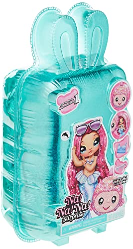 Na Na Na Surprise 2-in-1 Fashion Doll and Sparkly Sequined Purse Sparkle Series – Daria Duckie, 7.5" Raincoat Doll (packaging may vary)
