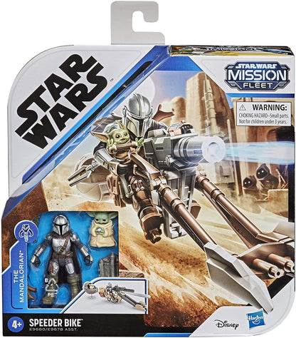 Star Wars Mission Fleet Expedition Class The Mandalorian The Child Battle for The Bounty 2.5-Inch-Scale Figures and Vehicle