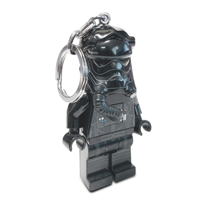 LEGO Star Wars Tie Fighter Pilot LED Keychain Light - 3 Inch Tall Figure (KE113)