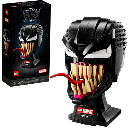 LEGO Marvel Spider-Man Venom 76187 Collectible Building Kit for-Adults Venom-Mask,New 2021 (565 Pieces)