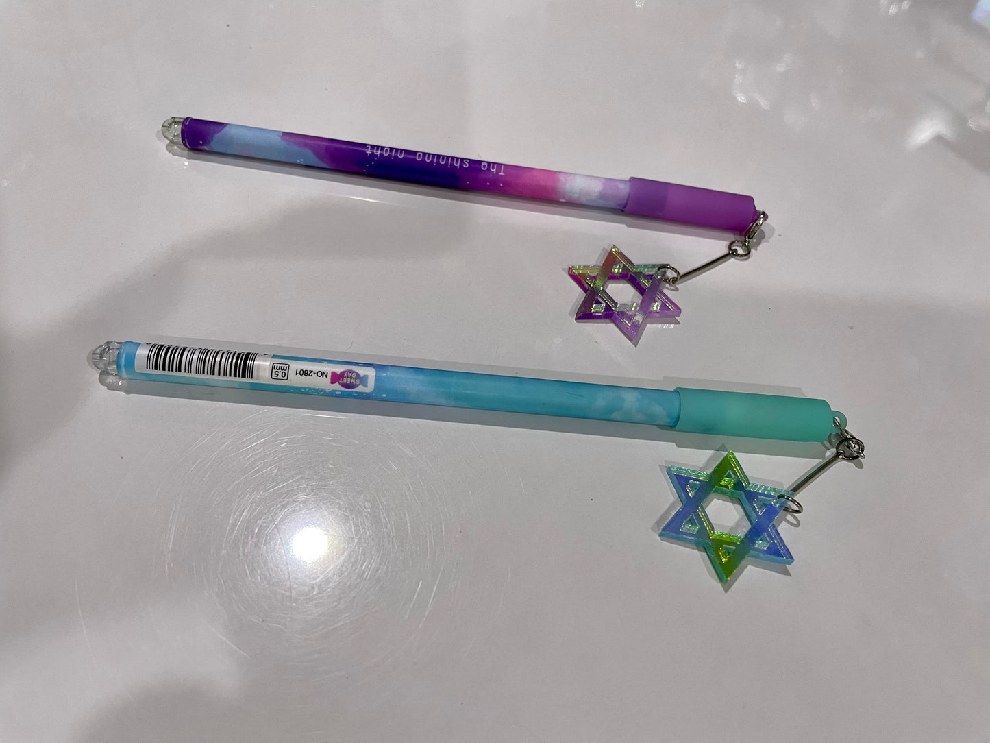 Metallic Style Star Of David Pen - Modern Great Family Gift Pen - Random Color Pick, 1 Count