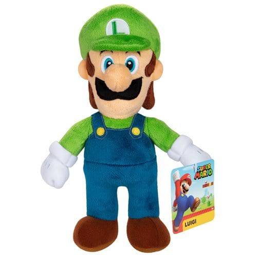 Super Mario All Star Collection 8.5" Luigi Plush, Small