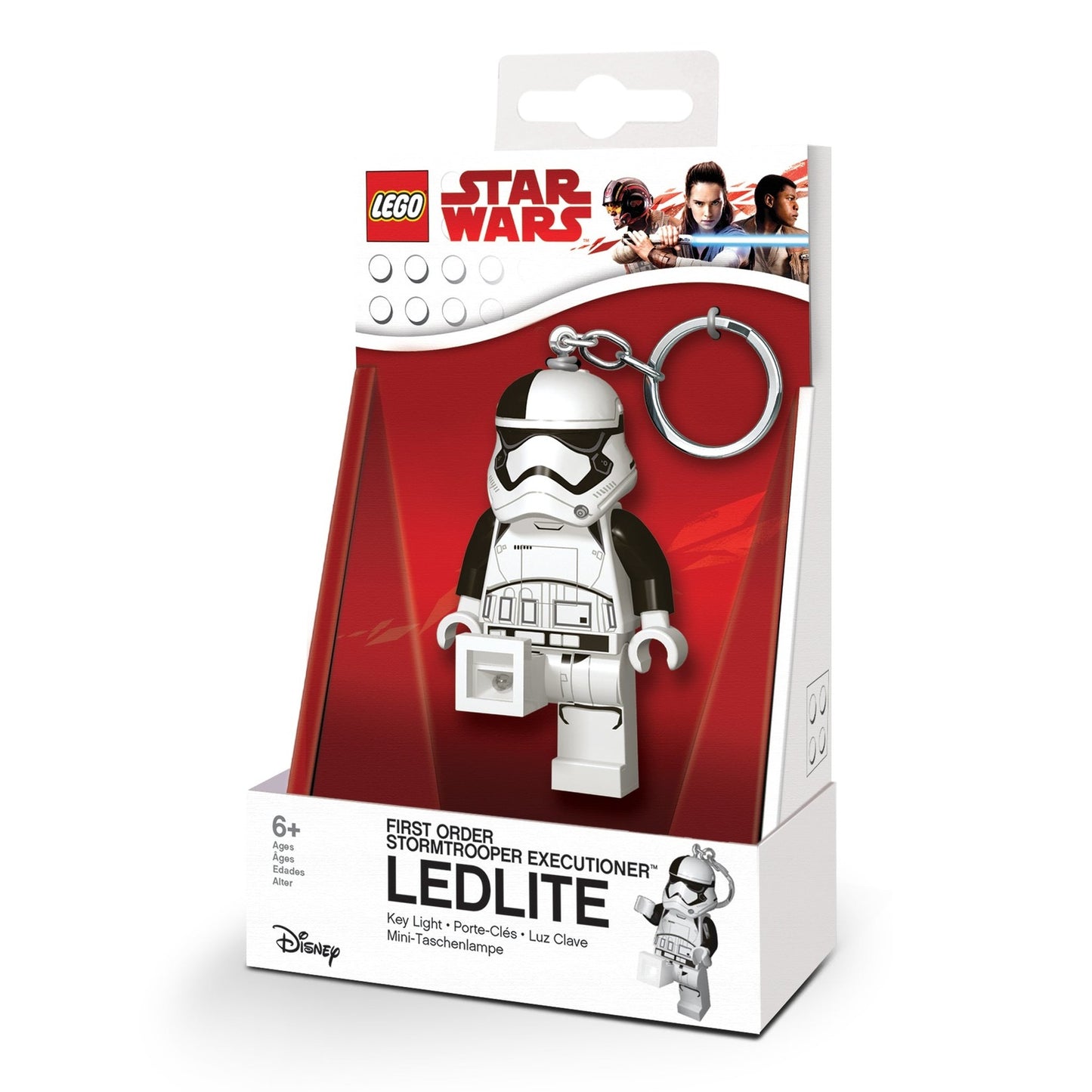 Lego Star Wars First Order Stormtrooper Executioner Keychain Light - 3 Inch Tall Figure (KE115)