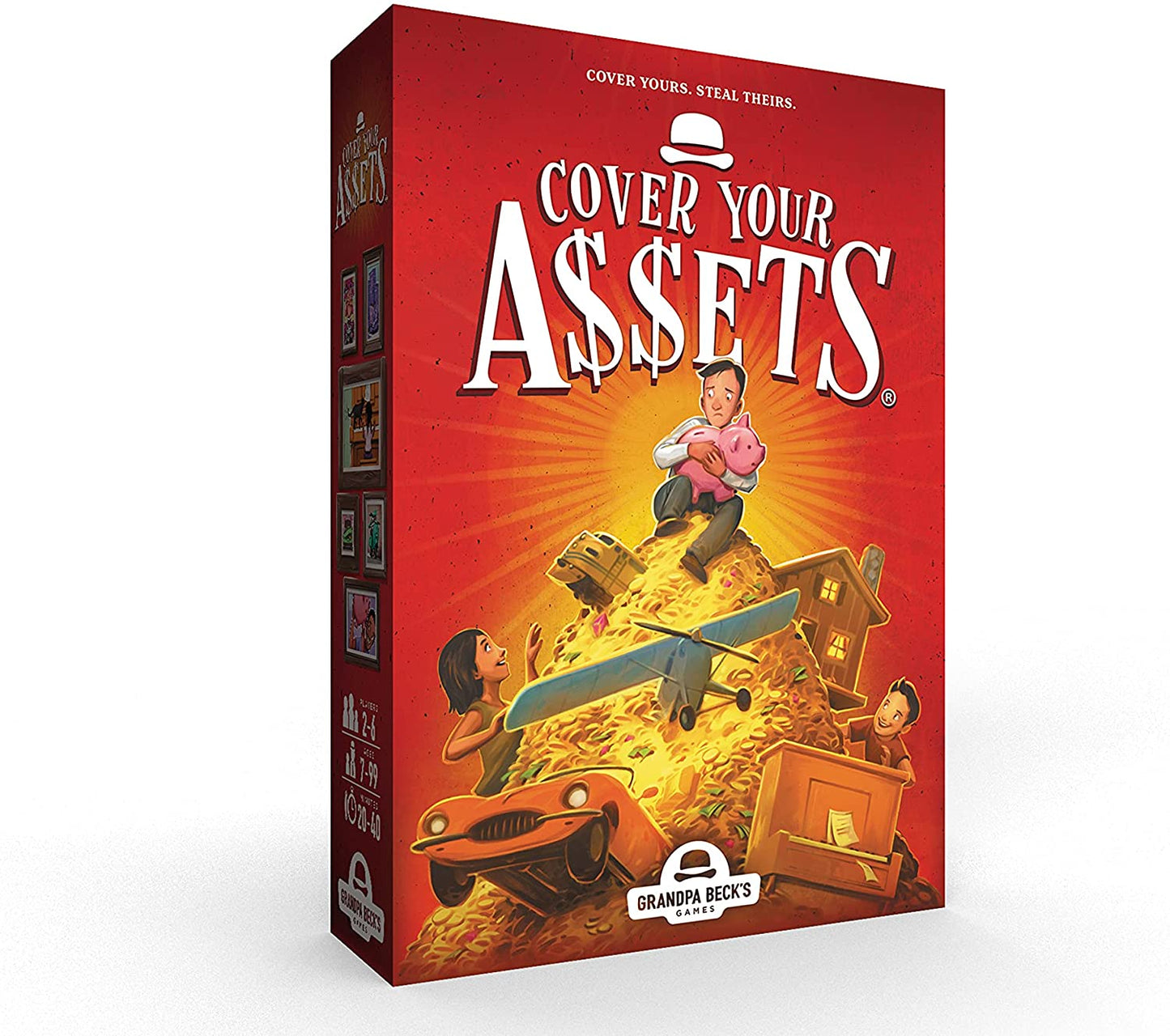 Grandpa Beck’s Cover Your Assets Card Game | Fun Family-Friendly Set-Collecting Game