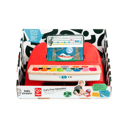 Baby Einstein Cal’s First Melodies Magic Touch Wooden Piano Musical Infant Toy, 6 Months+