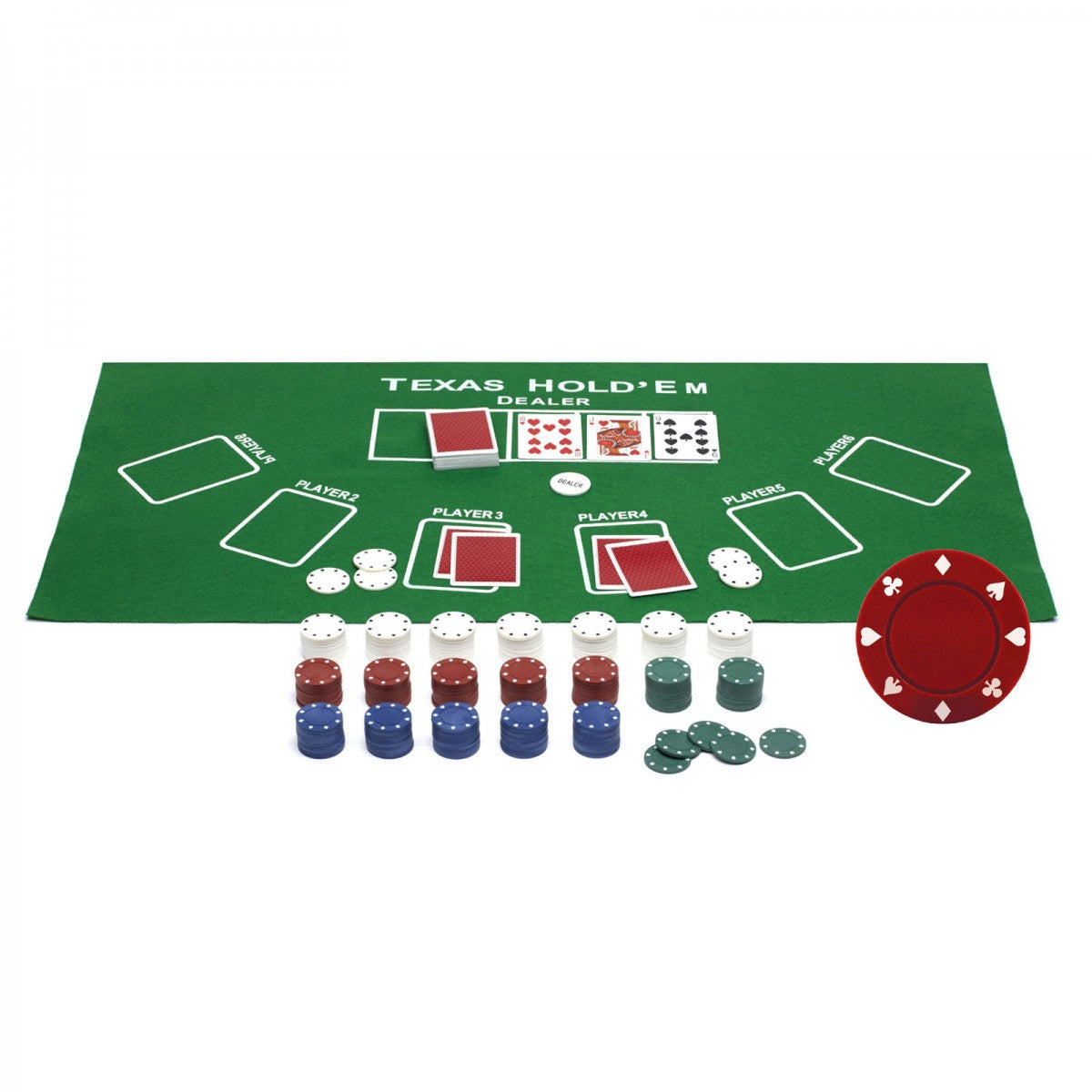 Merchant Ambassador Adult Classic Games Texas Hold'em Poker - Fun Board Games