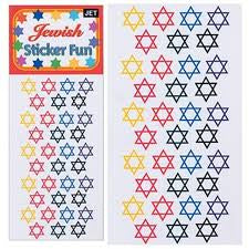 Star Of David Stickers Prismatic Featuring Modern Jewish Stickers