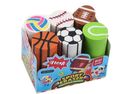 Sport Eraser Set - School Supplies Prize Gifts Party Favors