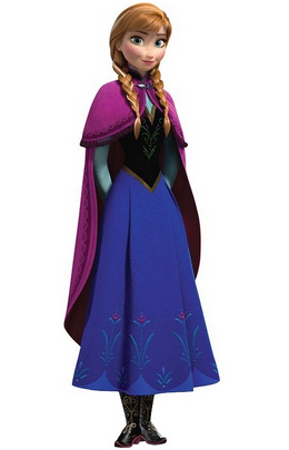 TY Plush Toy Anna Princess Frozen 2 - Feature Super Soft Shining Silkscreen Fabrics, 12"